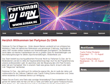 Tablet Screenshot of partyman.djdan.de